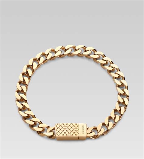 gold gucci bracelet mens|Gucci gold bangle bracelet.